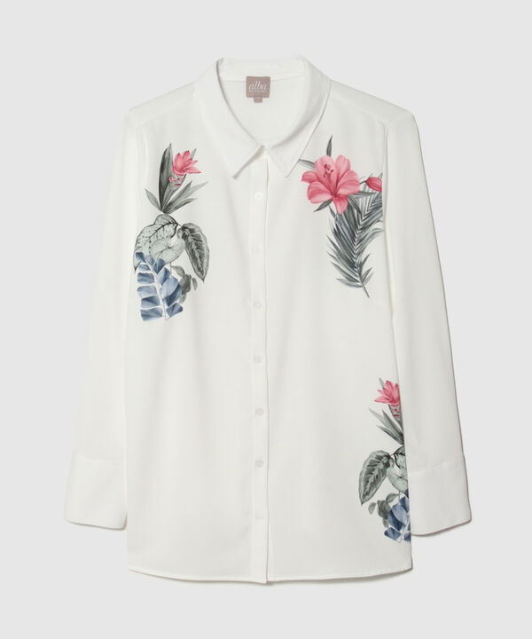 Camisa con Estampado Floral