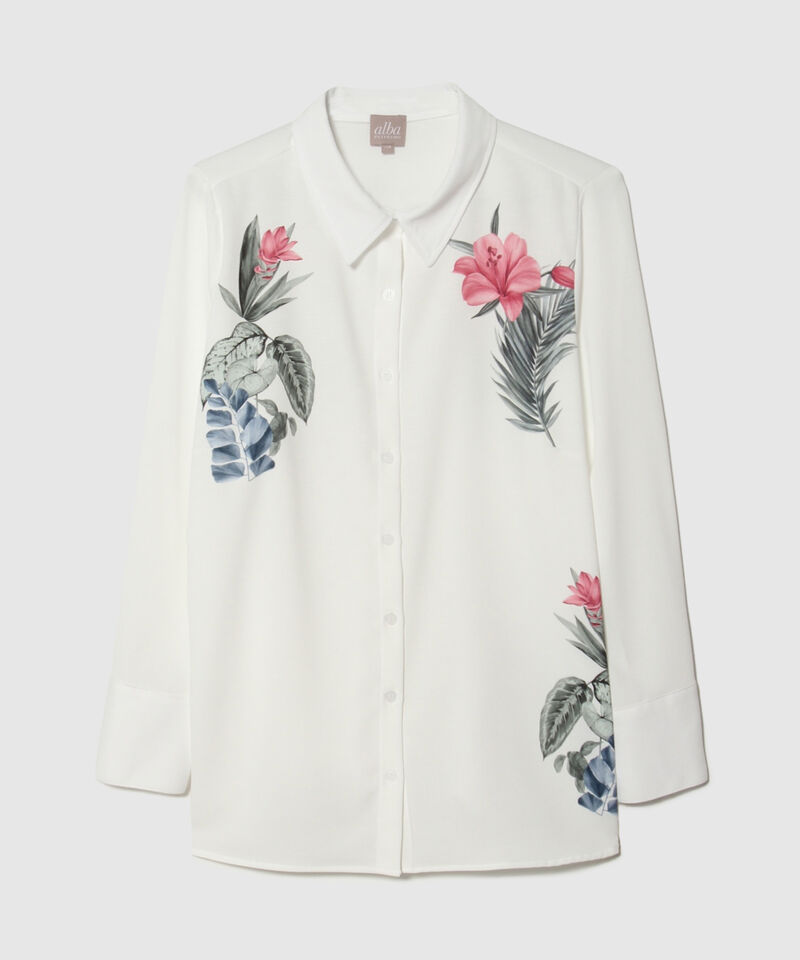Camisa con Estampado Floral