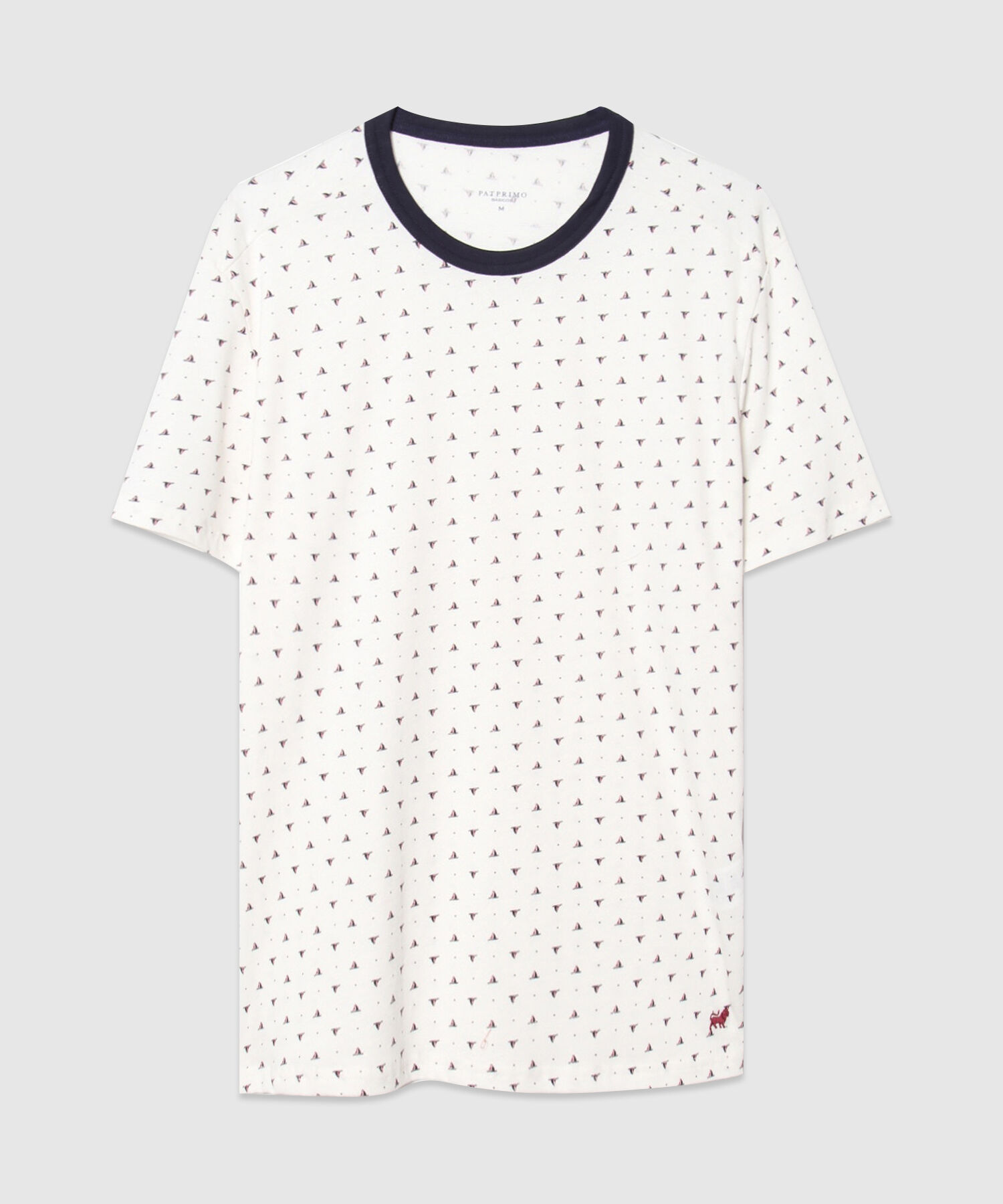 Camiseta Manga Corta Cuello Redondo Estampada