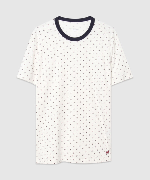Camiseta Manga Corta Cuello Redondo Estampada