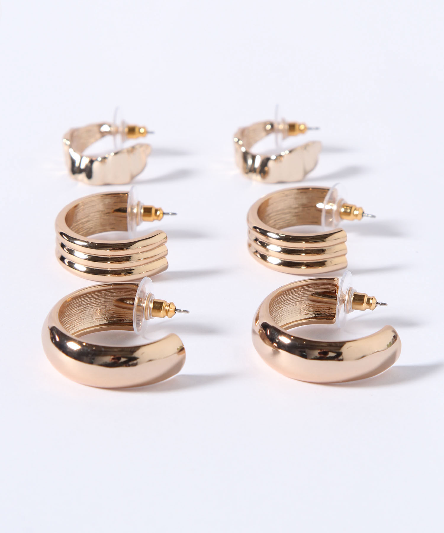 SET X 3 PARES DE ARETES