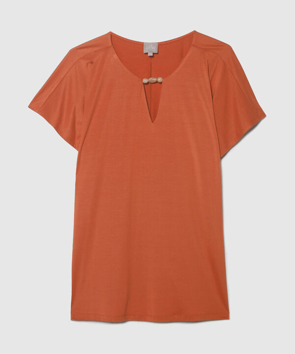 Camiseta Manga Corta Con Insumo En Cuello