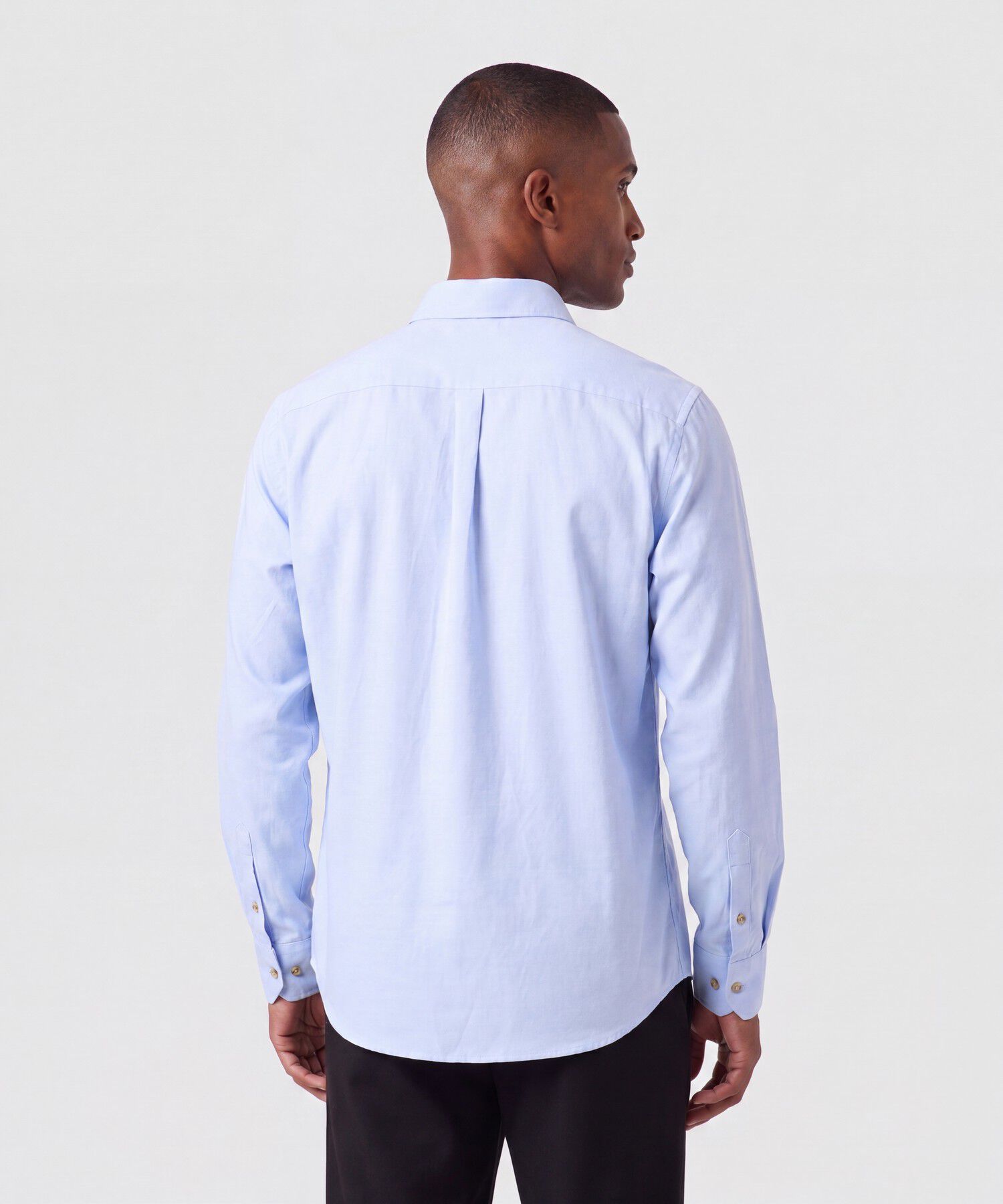 Camisa Manga Larga con Bolsillo Para Hombre
