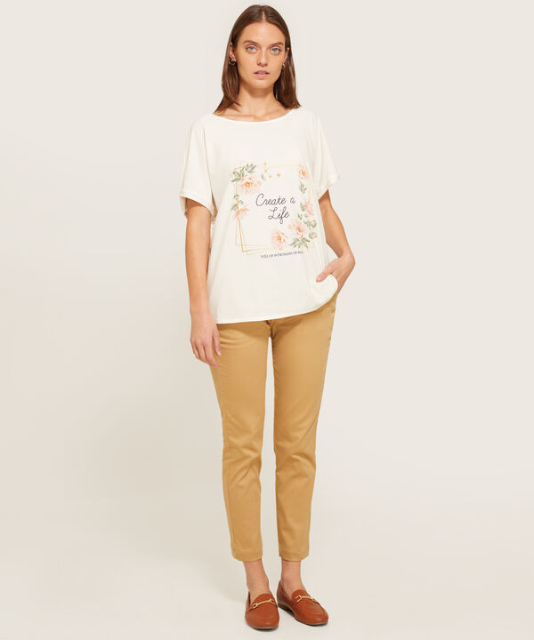 Pantalon B&aacute;sico Bolsillo Diagonal 