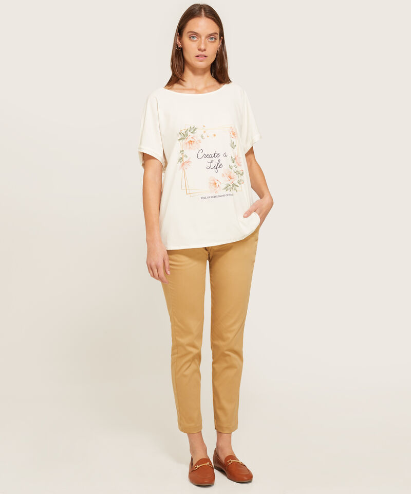 Pantalon B&aacute;sico Bolsillo Diagonal 