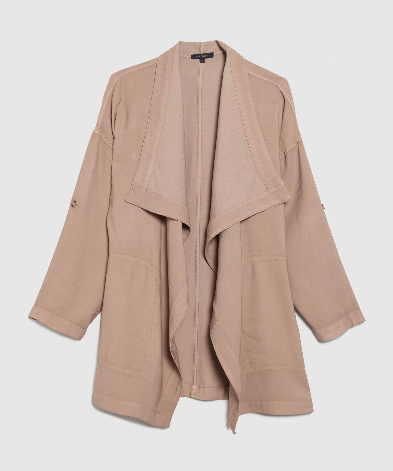 Chaqueta Unicolor Con Charretera
