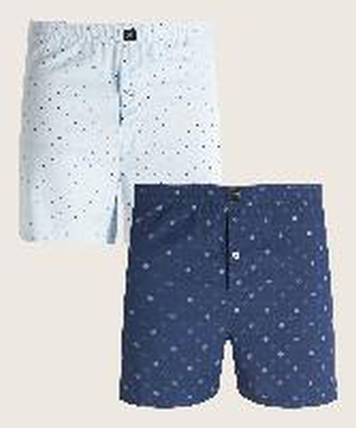 Pack x2 Pantaloncillos Estampados, Azul, hi-res