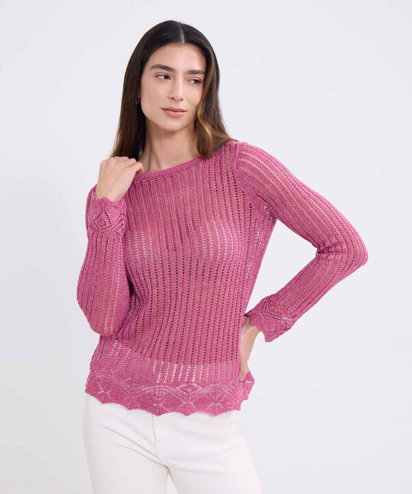 Saco unicolor para mujer image number null