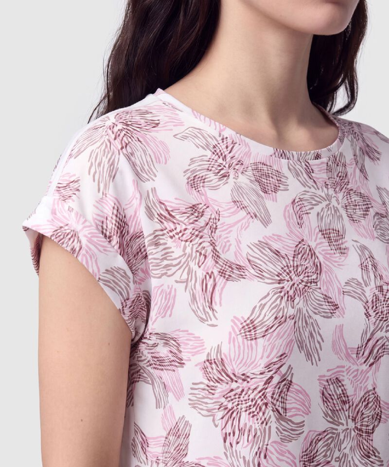 Camiseta Manga Rodada Mujer