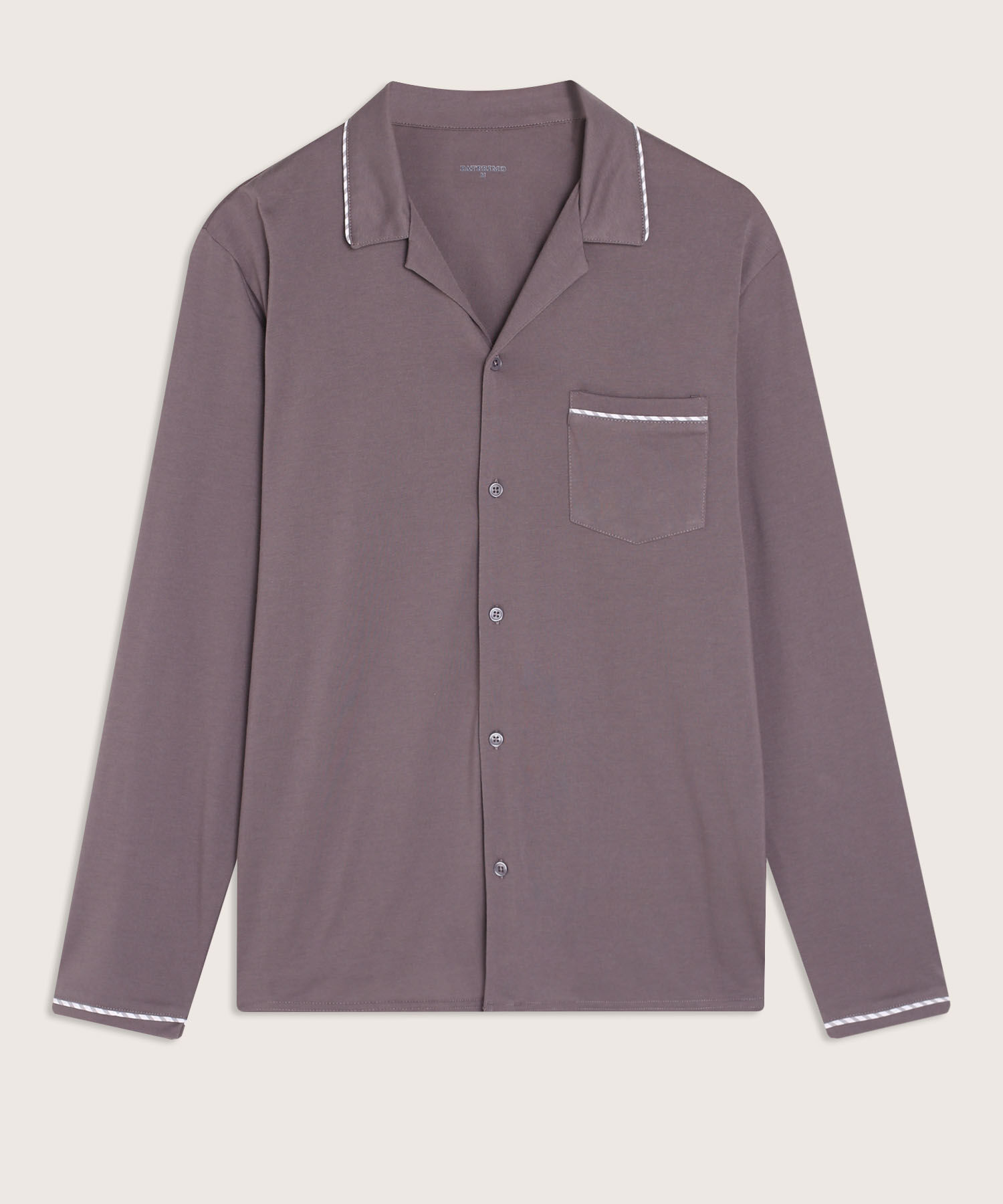 Pijama Camisa Resort Con Detalles