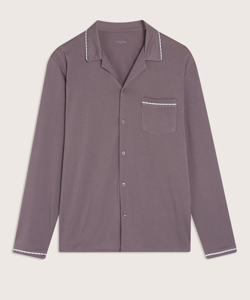 Pijama Camisa Resort Con Detalles