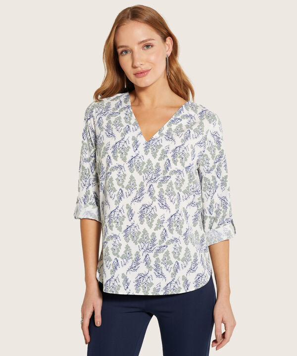 Blusa Manga 3/4 Estampada