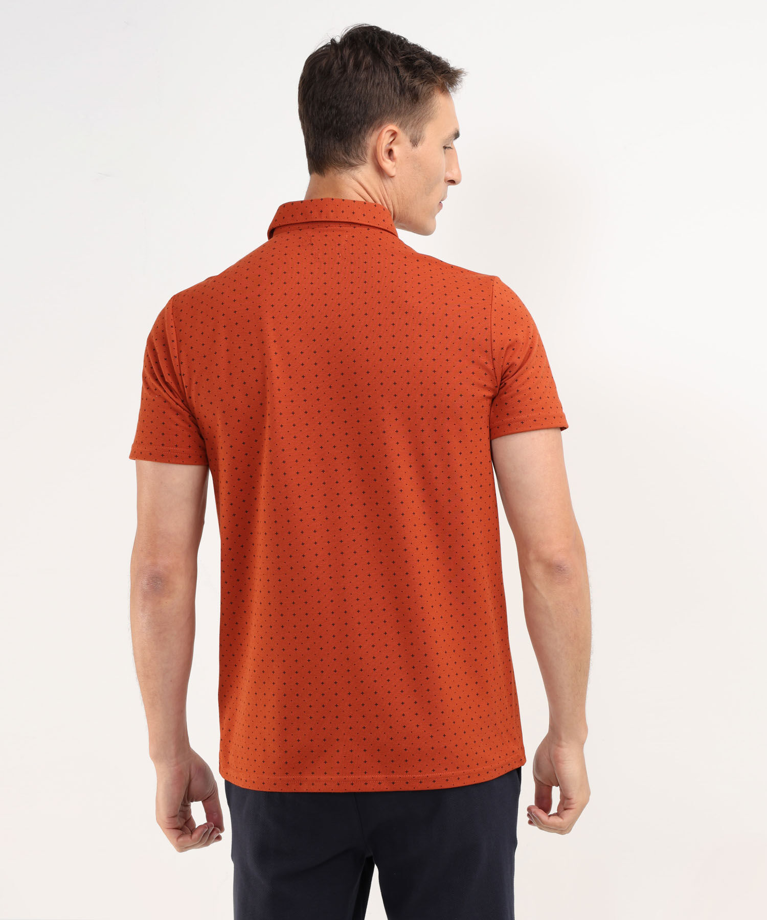 Polo Cuello Maquina Estampada