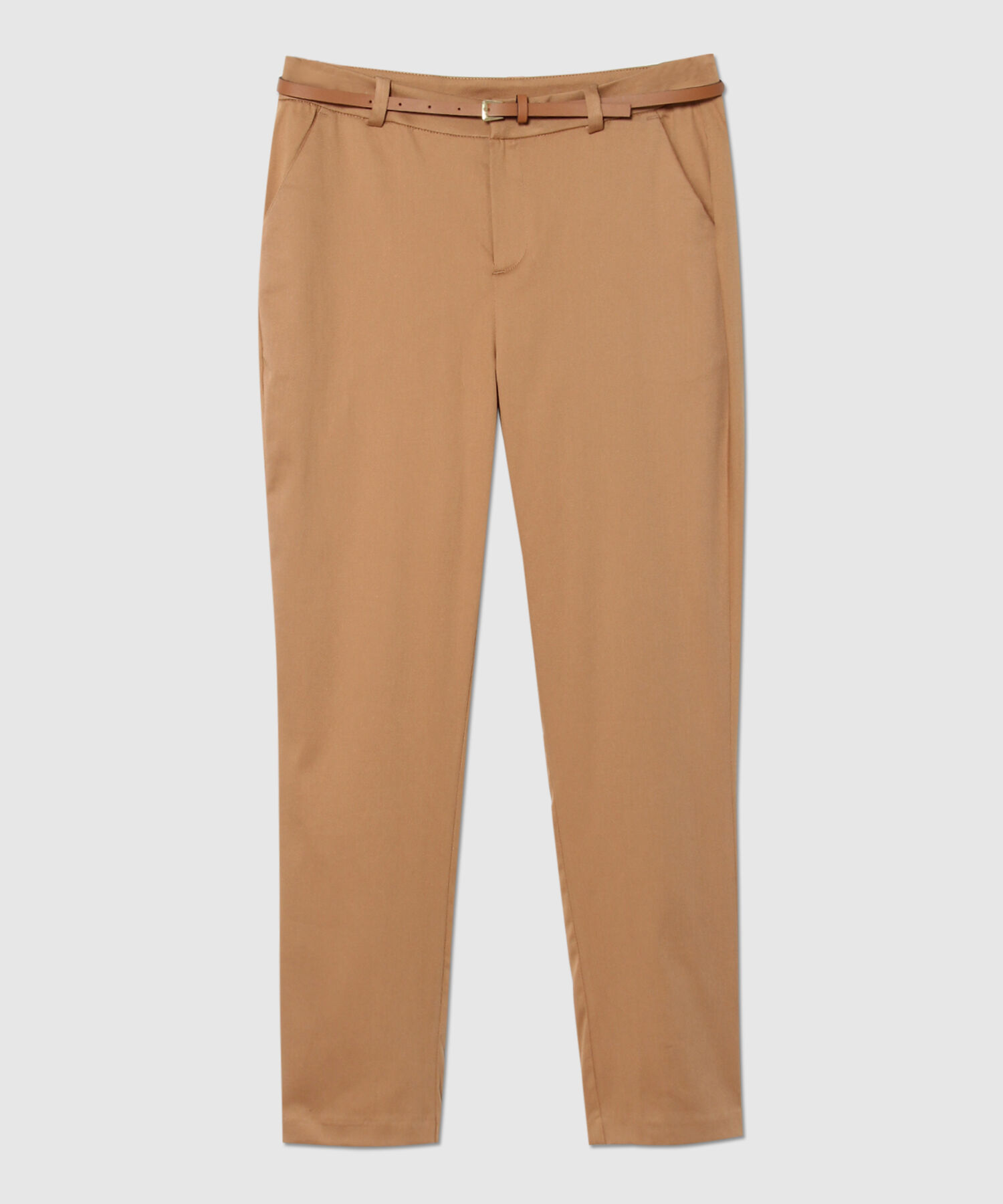 Pantalon Basico Bolsillos Diagonal