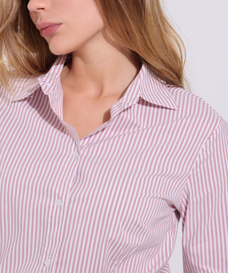 Camisa Manga Larga Preteñida