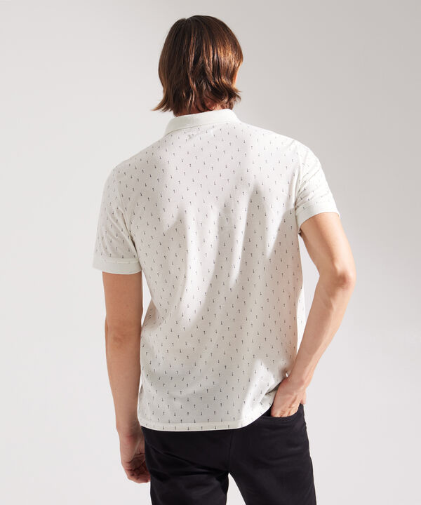 Polo Manga Corta Estampada