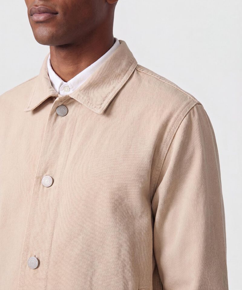 Chaqueta Tipo Overshirt Con Bolsillos Hombre