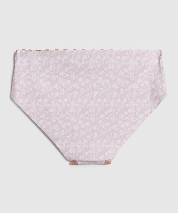 Panty Estampado Cl&aacute;sico Posterior Invisible