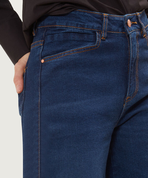 Jean Wide Leg Tono Oscuro image number null