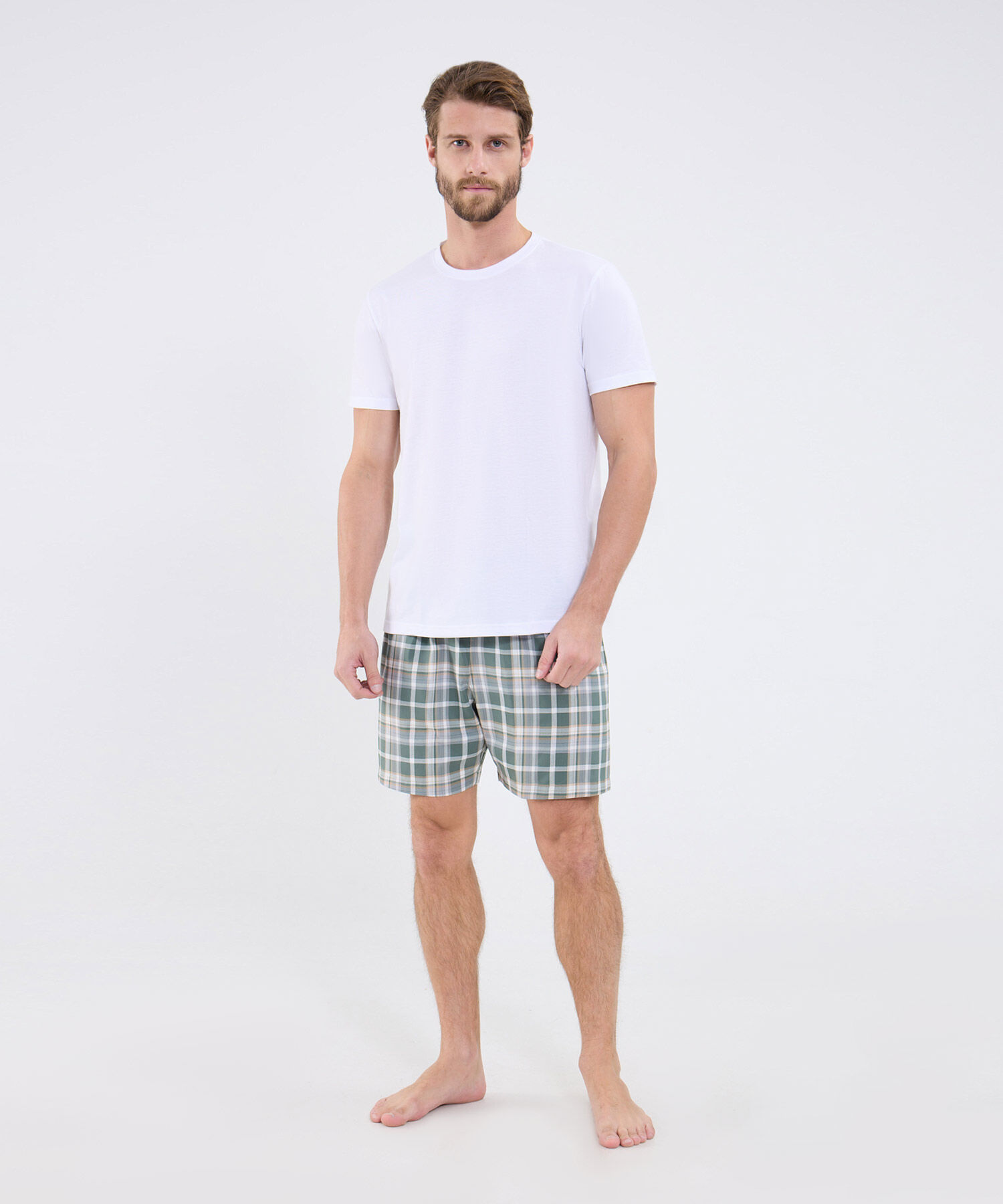 Conjunto De Pijama Cuello Redondo