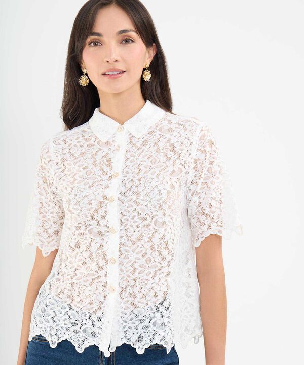 Camisa en Encaje image number null