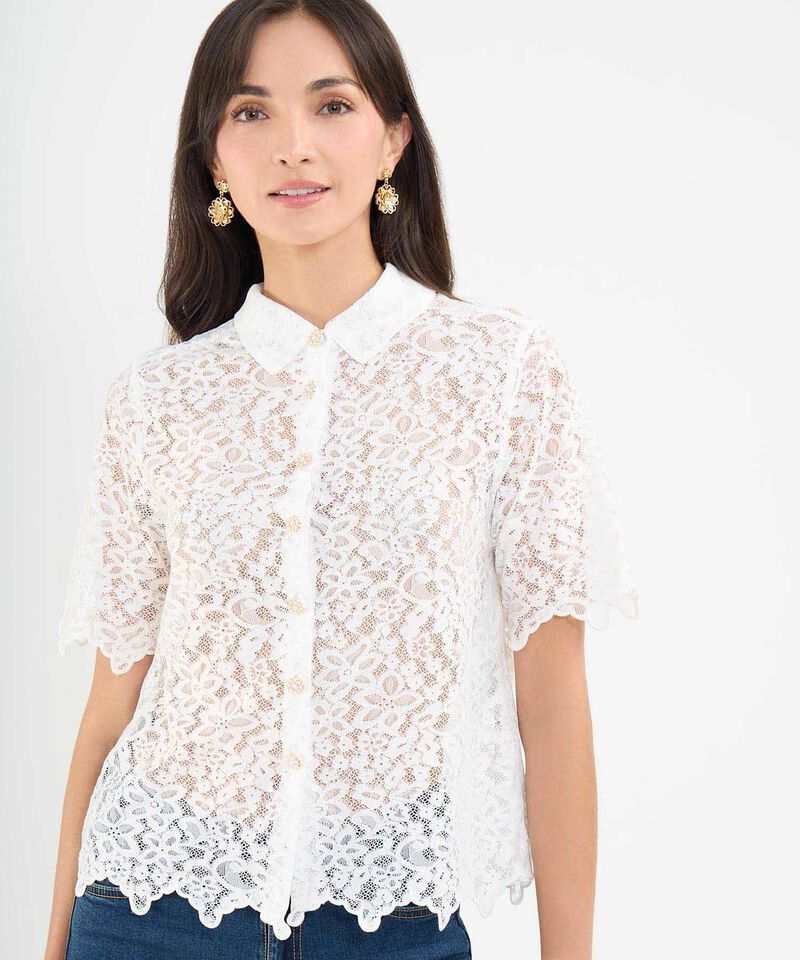 Camisa en Encaje