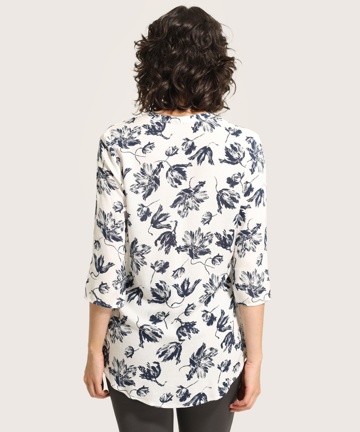 Blusa Pechera Estampada