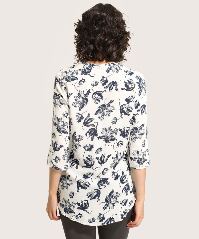 Blusa Pechera Estampada