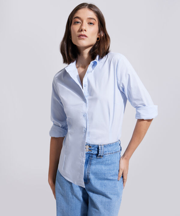 Camisa Casual Semi Ajustada