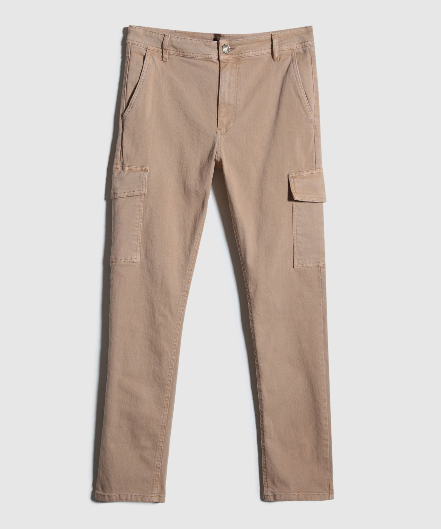 Jean Regular Taper Cargo Tono Arena