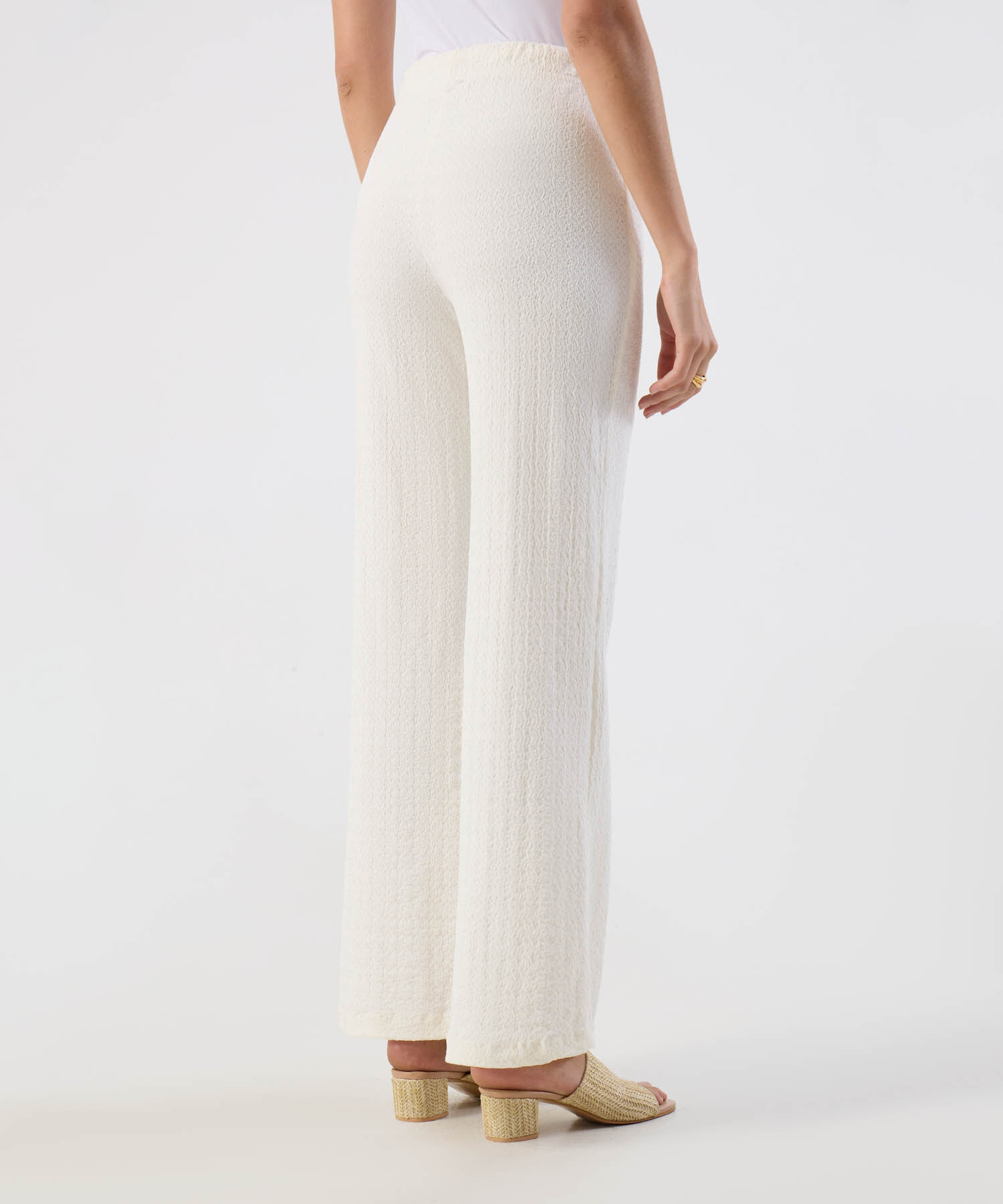 Pantal&oacute;n Tejido Amplio C&oacute;modo Para Mujer