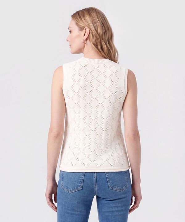 Camiseta De Punto Con Textura Para Mujer