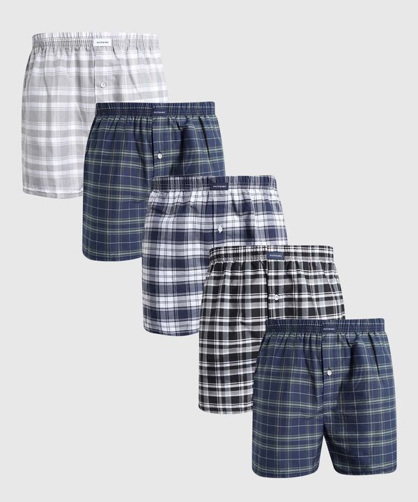 Pack X5 Boxer A Cuadros  image number null