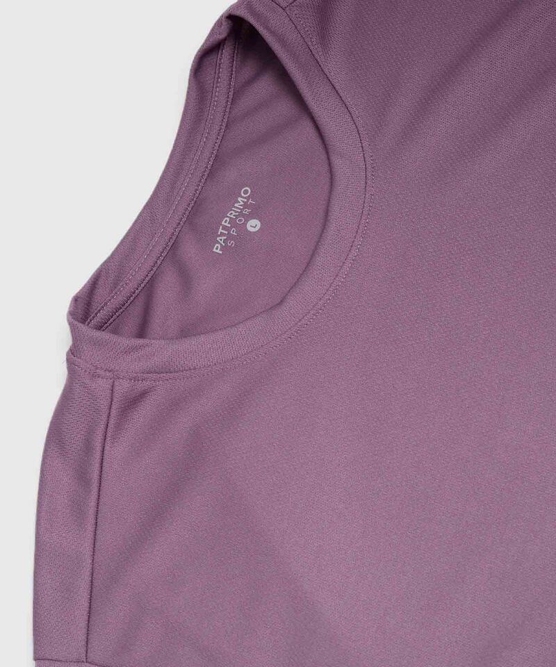 Camiseta Deportiva Unicolor Para Hombre