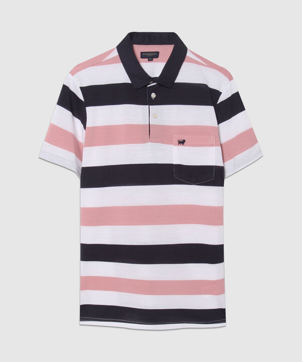 Polo  Cuello Duro, Con Bolsillo Y Silueta Slim Fit, Campiello