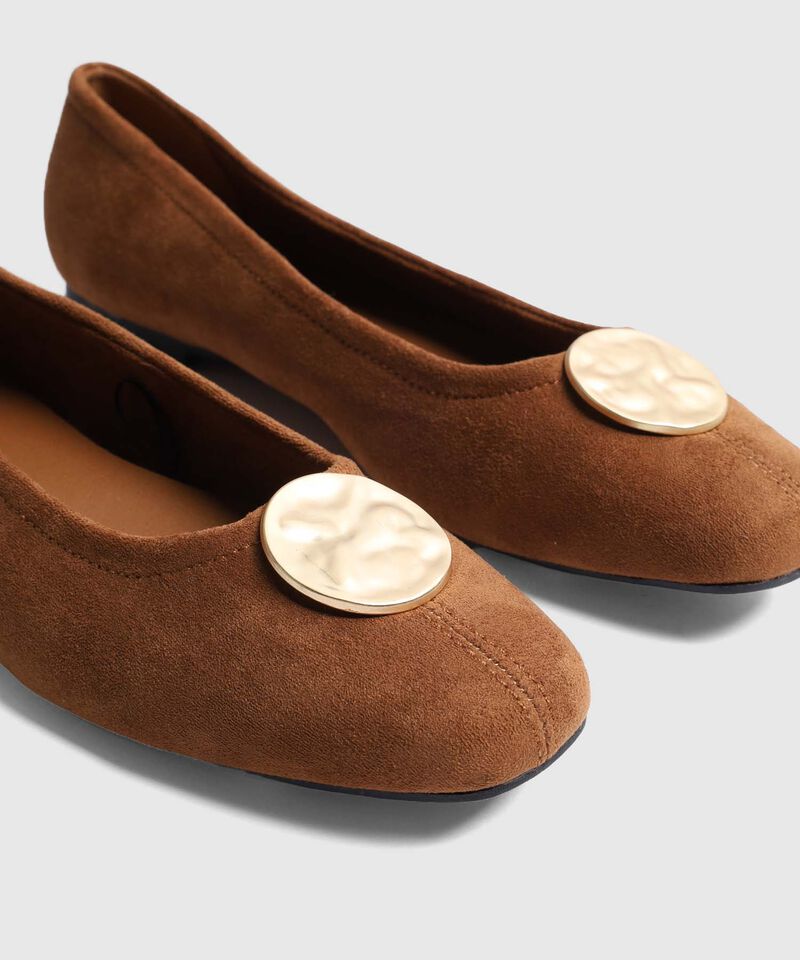 Baletas Con Herraje Met&aacute;lico Para Mujer