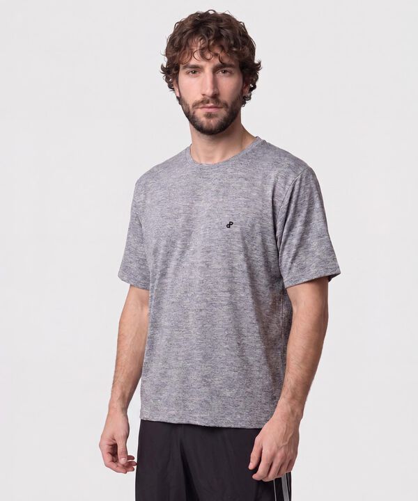 Camiseta Deportiva Para Hombre De Tejido Texturizado