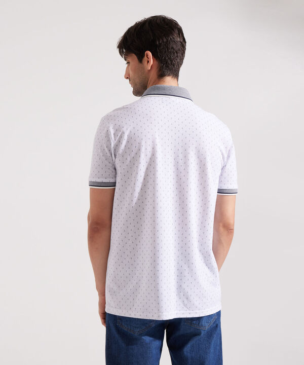 Polo Manga Corta Estampada