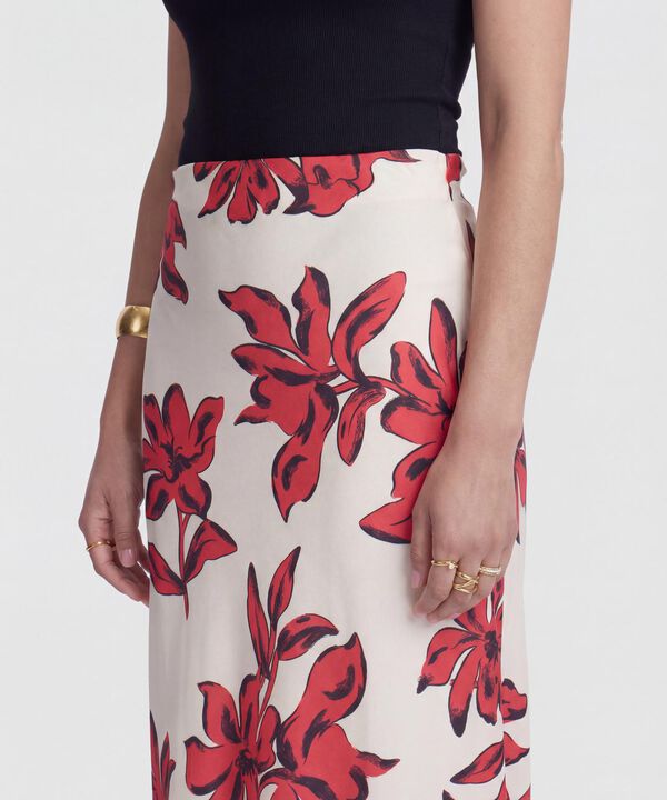 Falda Maxi de Corte Sesgado para Mujer