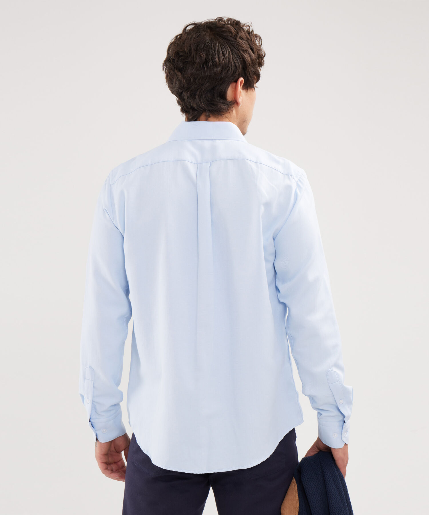 Camisa Corbatera Manga Larga