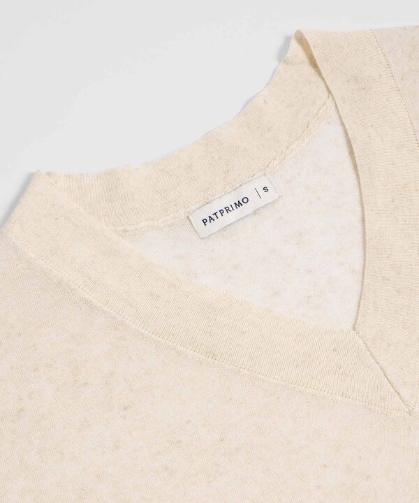 Chaleco Tejido Escote en V para Mujer image number null