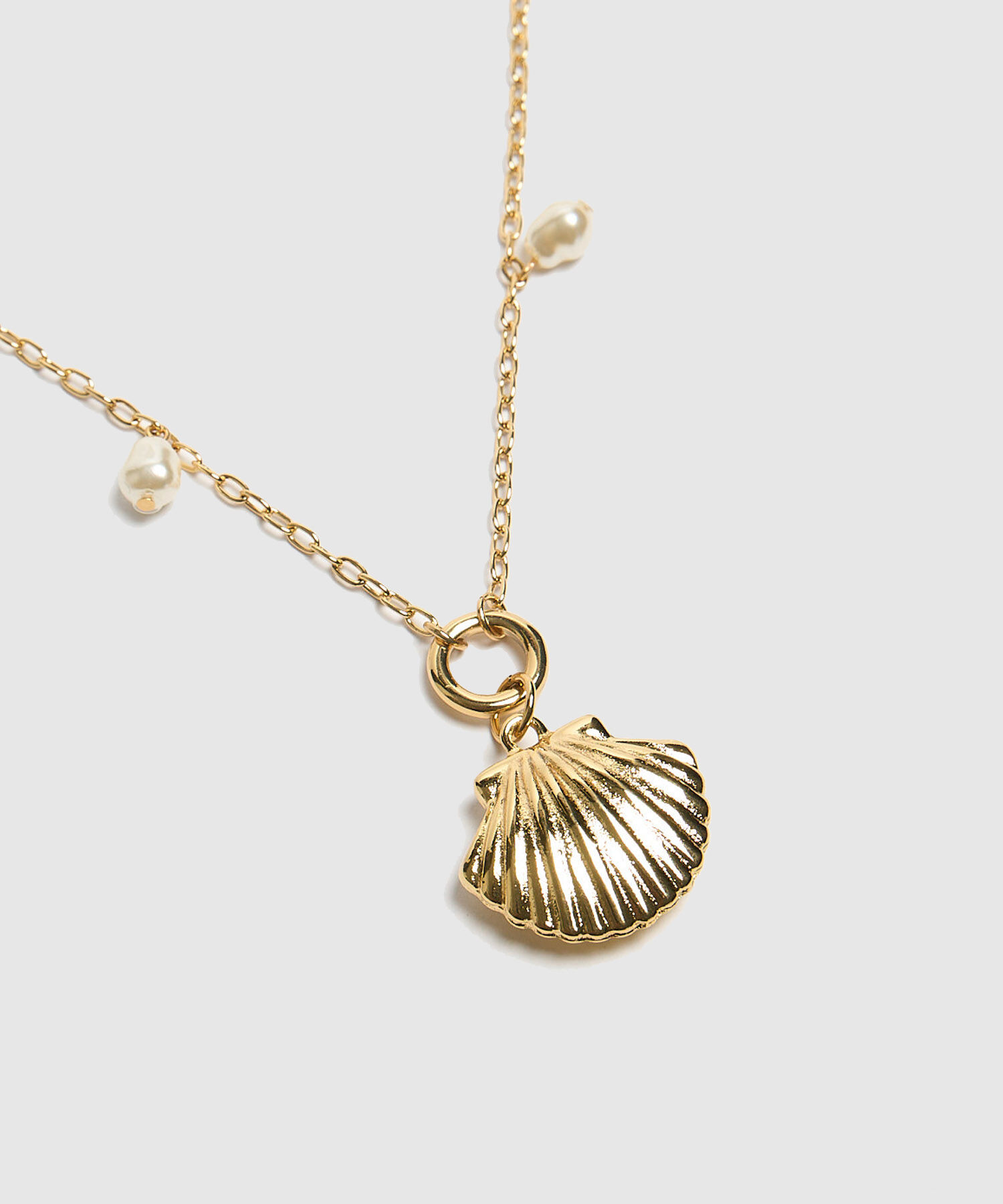 Set Collar Y Topos Mujer Con Perlas