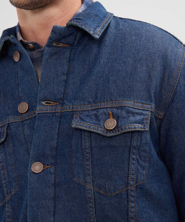 Chaqueta Trucker Con Forro Acolchado Tono Raw image number null