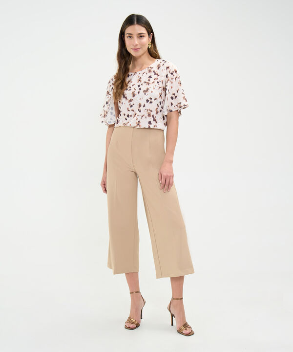 Blusa Estampado de Manchas image number null