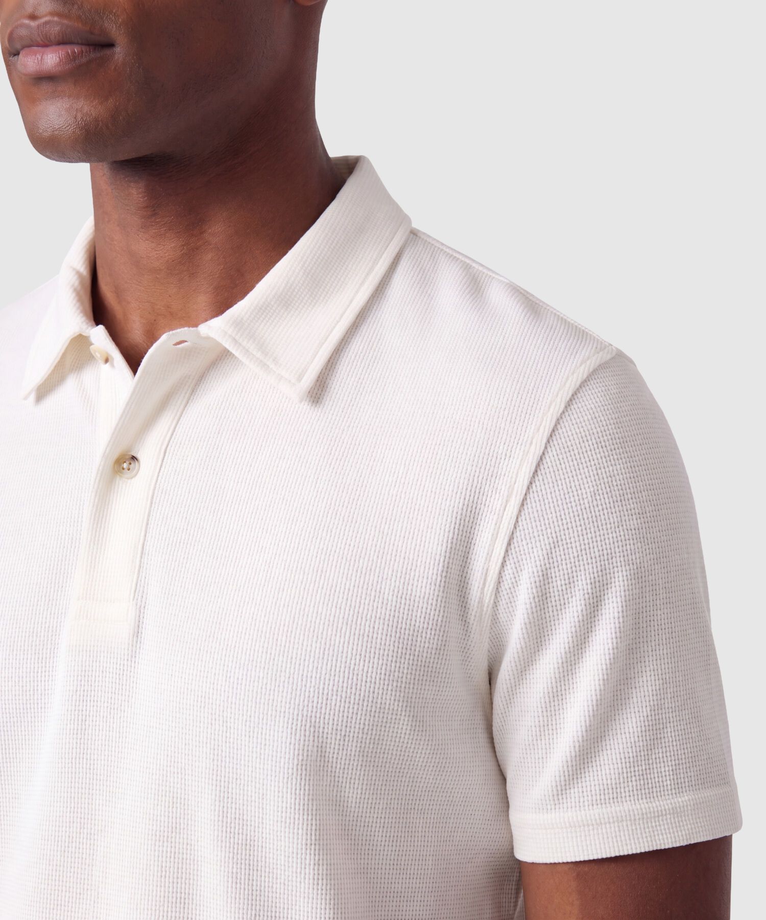 Polo Unicolor Para Hombre