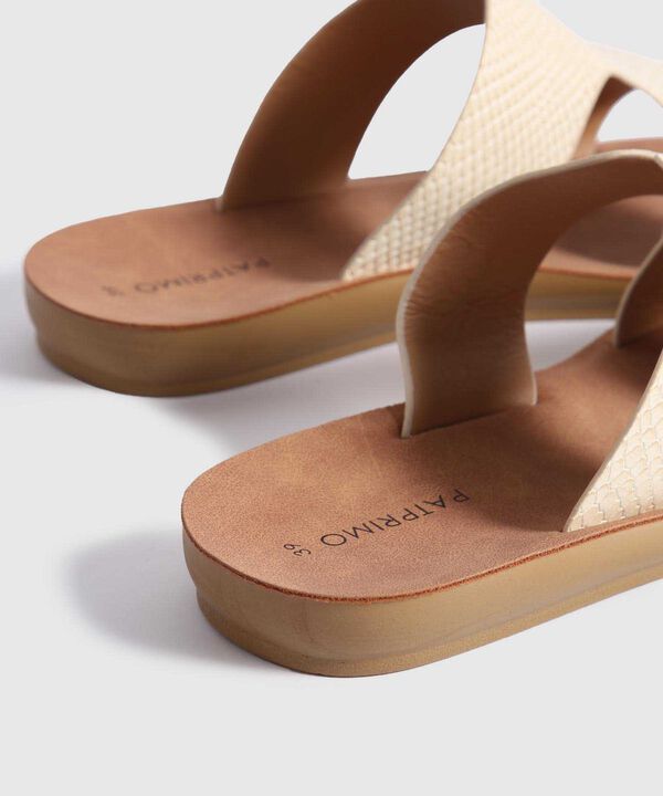 Sandalias en Efecto Piel
