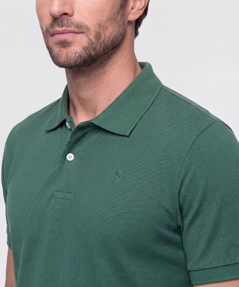 Polo con Bordado Para Hombre