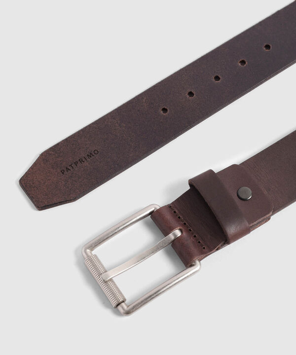 Cinturón de Correa Ancha Hebilla Clásica Para Hombre image number null