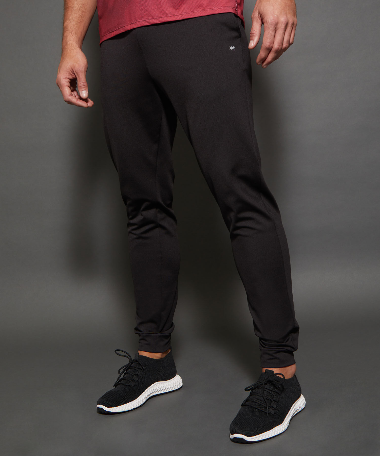 Pantalón Jogger Punto Unicolor Con Bolsillos, Cordón Ajustable Y Elástico Interno, Sport Líneas Patprimo