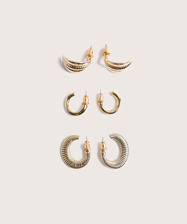 Aretes Set X3 Pares De Aretes